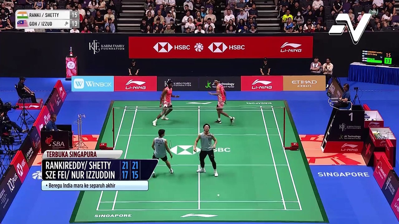 Nur Izzuddin dan Goh Sze Fei sekali lagi terkandas di suku akhir