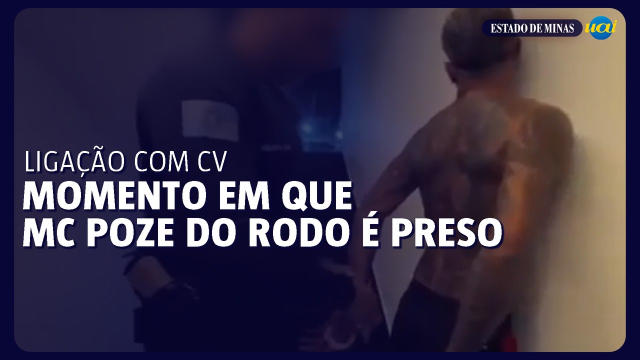 Vídeo mostra momento da prisão de MC Poze do Rodo