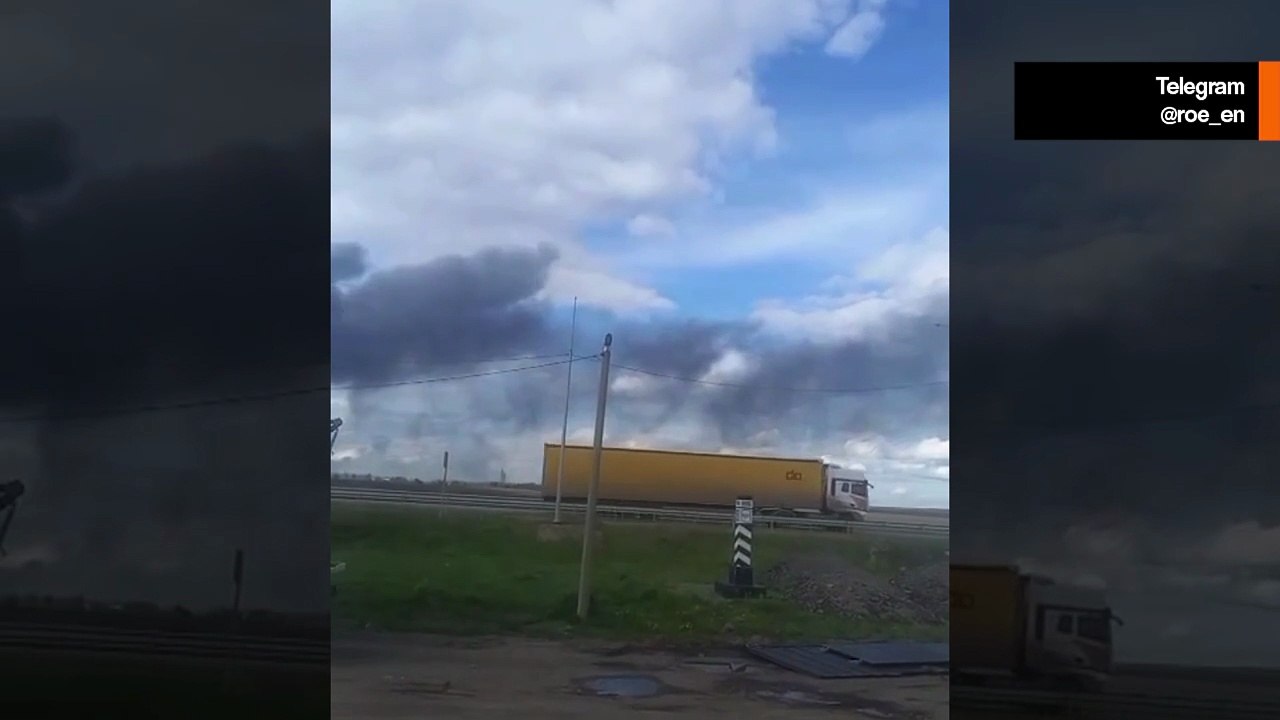 Video toont drones die opstijgen vanaf vrachtwagen in de regio Irkoetsk, Rusland