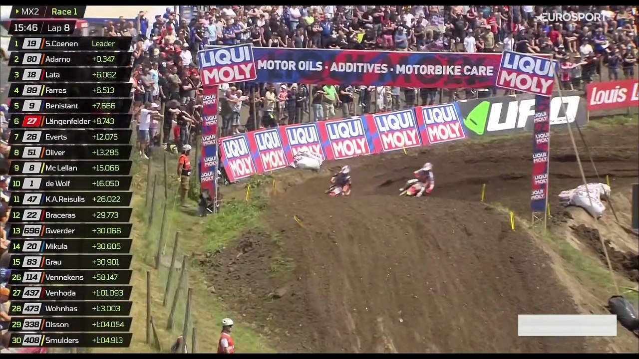 MXGP 2025. Round 10. Germany.MX-2 Race 1