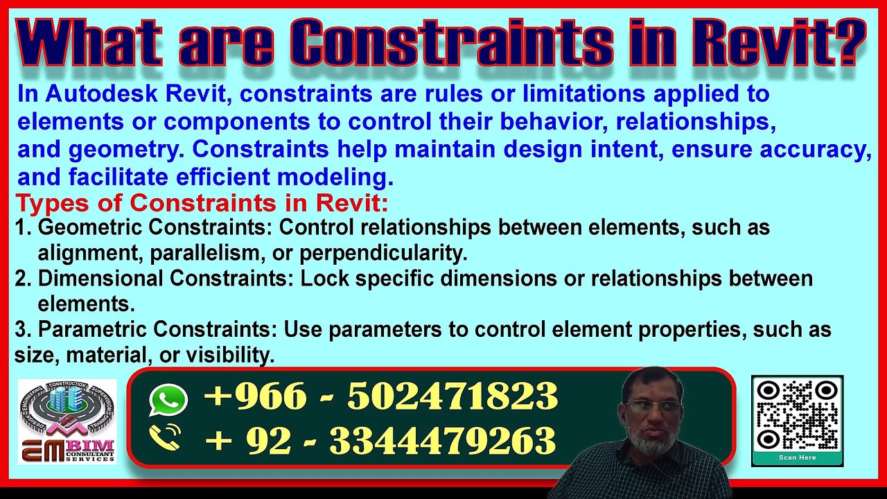 What Are Constraints and how to use them in Revit - Modeling Features - 07