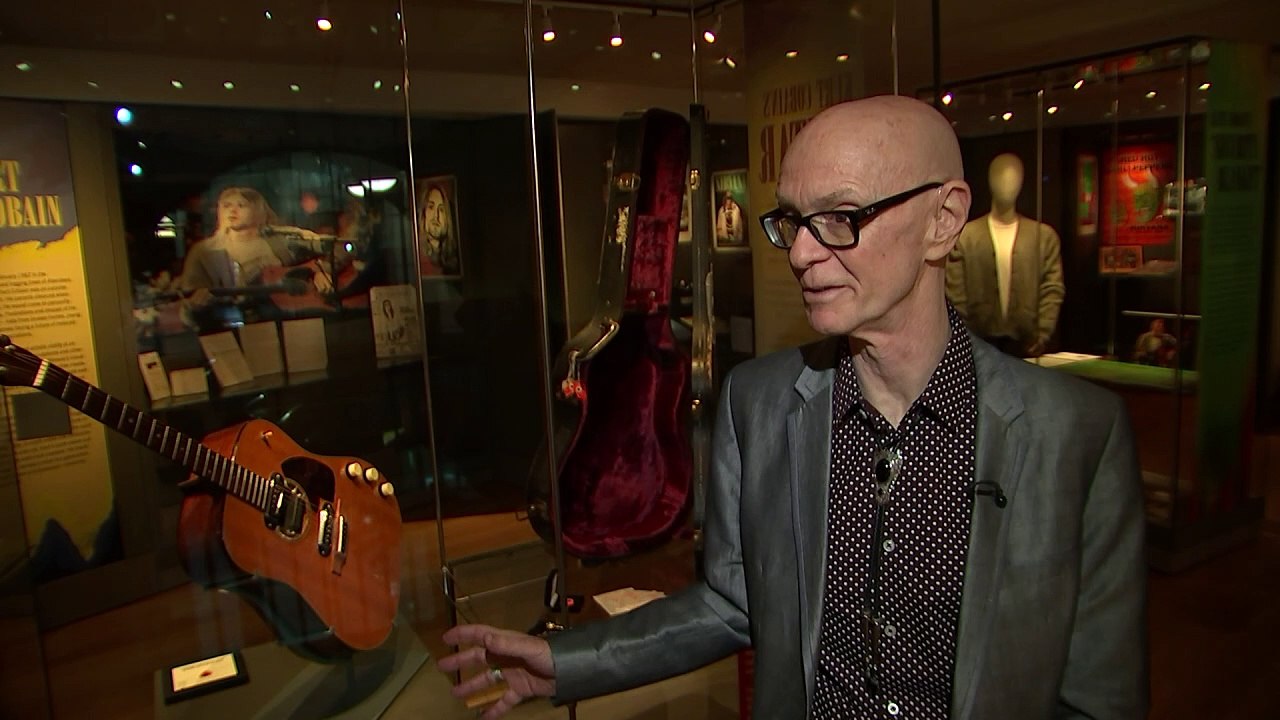 Kurt Cobain guitar goes on display at Royal College of Music
