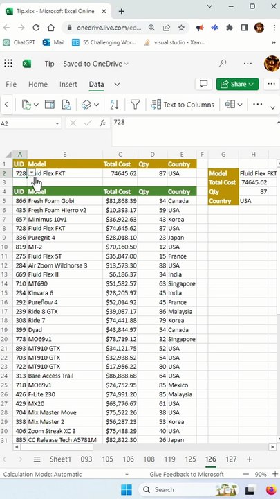 How do I return multiple arrays in Xlookup? - Excel Tips and Tricks
