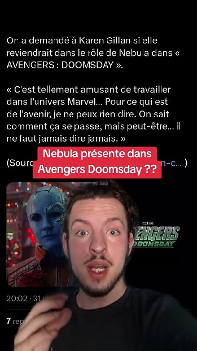 Nebula de retour pour Avengers Doomsday ?