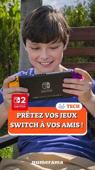Vous pouvez prêter vos jeu Switch à vos amis !