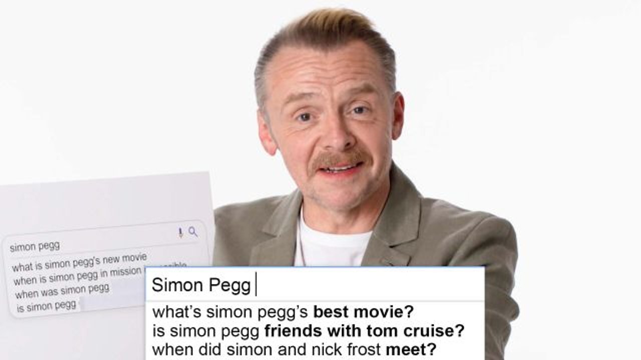 Simon Pegg Answers The Web's Most Searched Questions