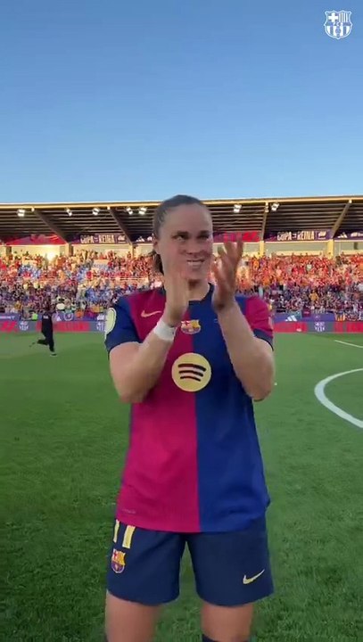 ¡El Barça Femenino celebra la conquista de la Copa de la Reina!