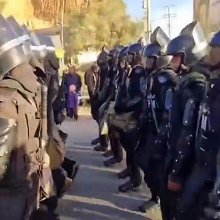 OPERATIVO MILITAR PARA DESPEJAR BLOQUEOS