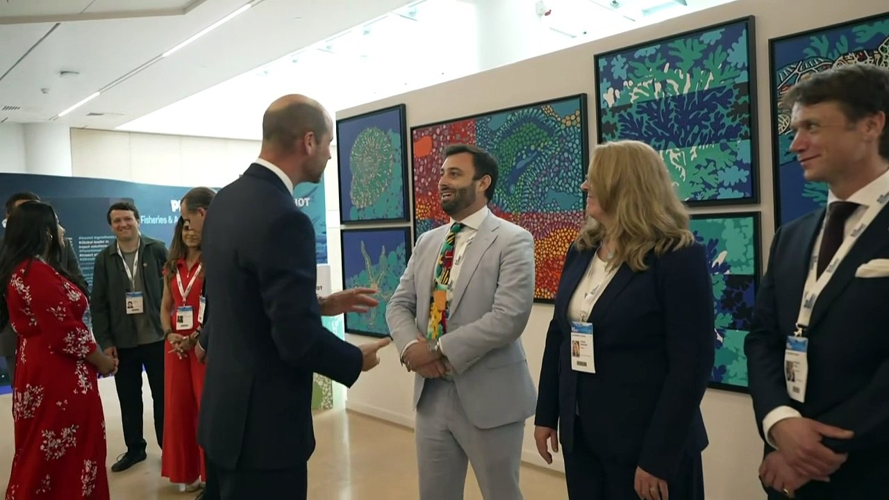 Prince William meets Earthshot innovators in Monaco