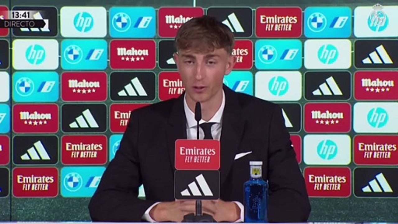 El primer recuerdo de Huijsen como madridista