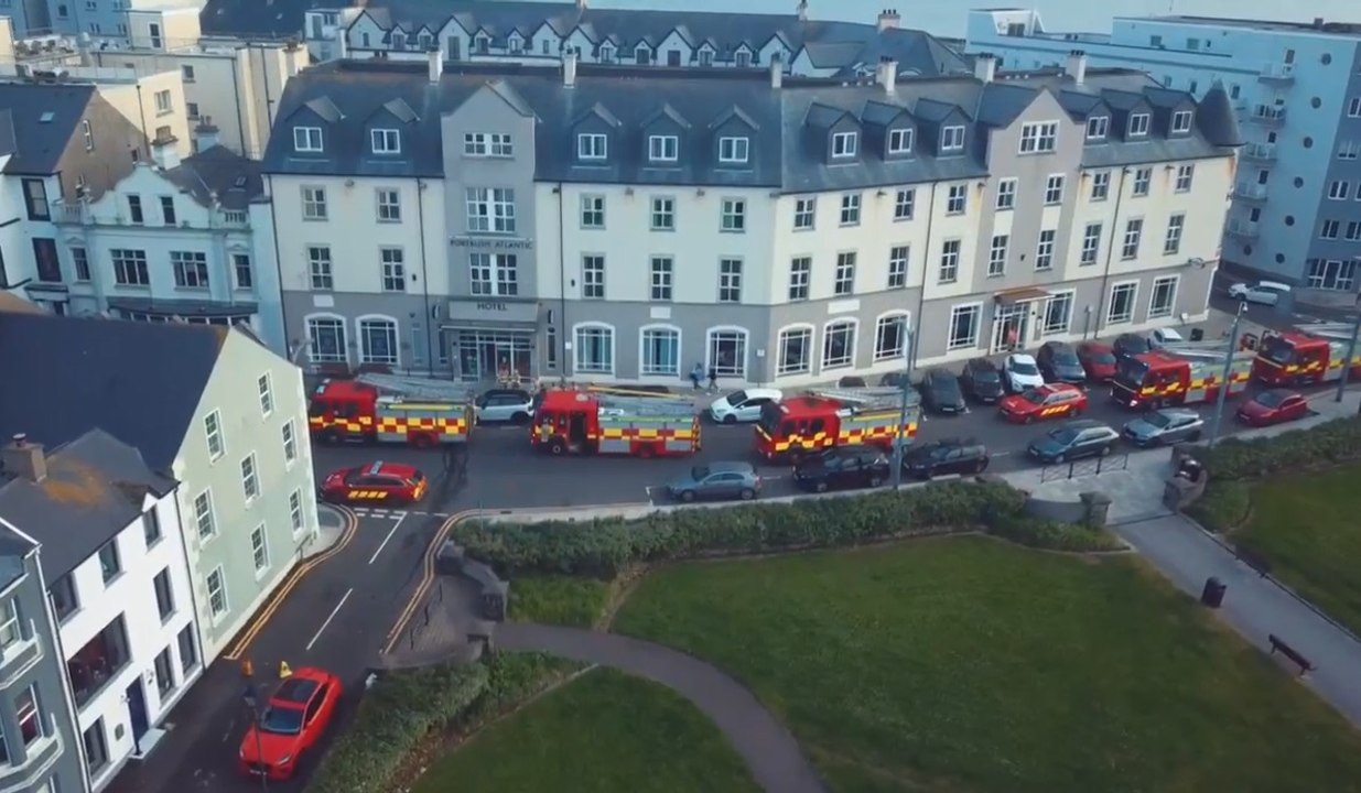 Seven fire appliances tasked to reports of smoke coming from Portrush hotel