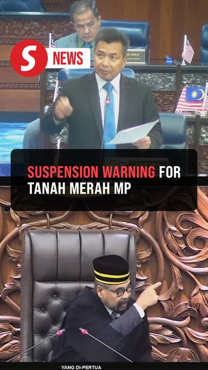 Deputy Speaker warns Tanah Merah MP to keep questions short, stop interjecting or face suspension