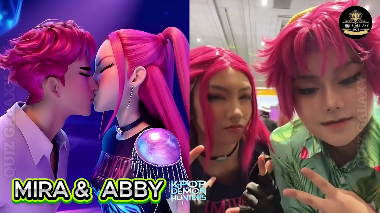 KPOP Demon Hunters Couple in Real-Life TikTok Version ~ FINISH the LYRICS Challenge! 🎤🔥| Rumi, Zoey