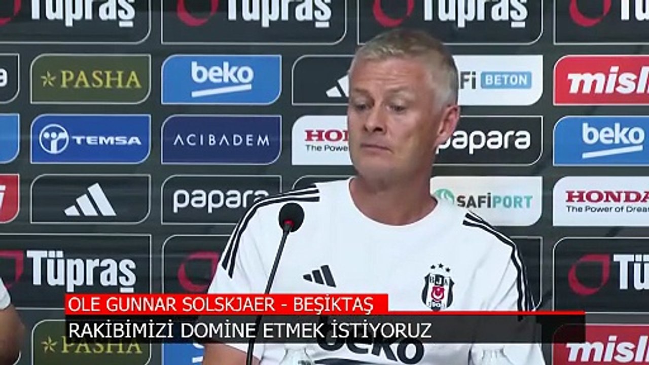 Ole Gunnar Solskjaer: Rakibimizi domine etmek istiyoruz