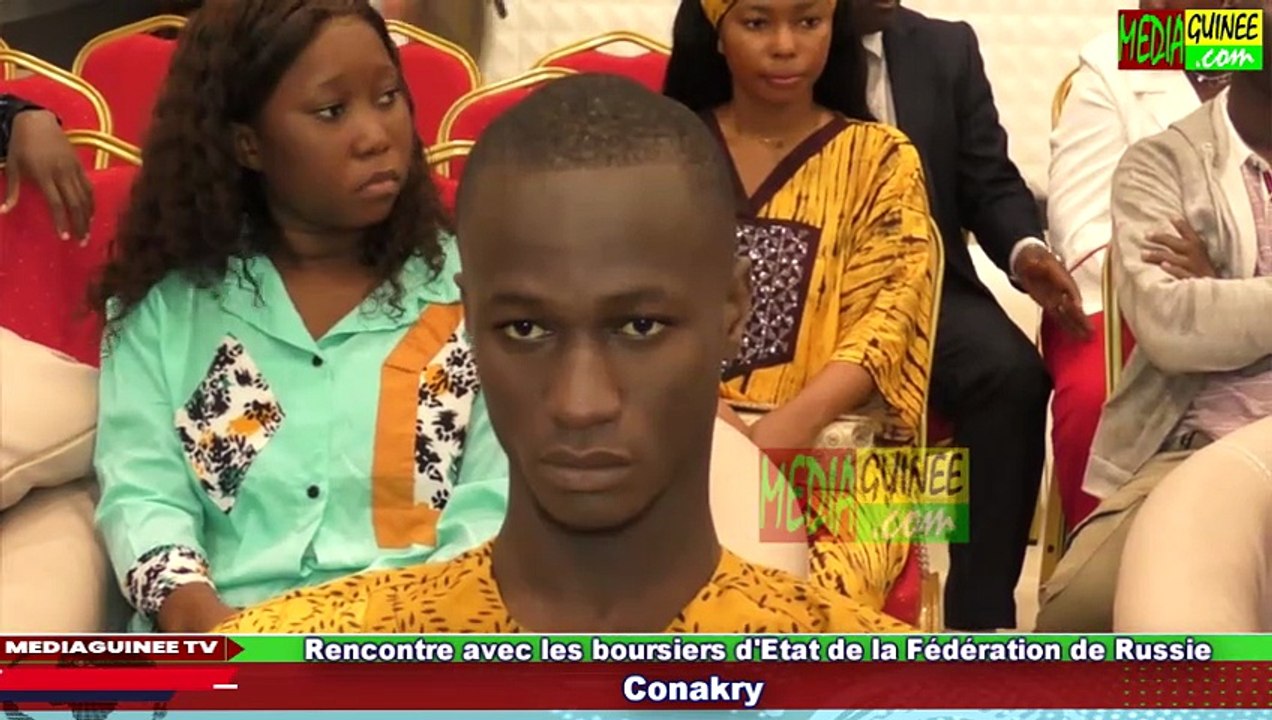 Rencontre avec les boursiers d'état de la Fédération de Russie