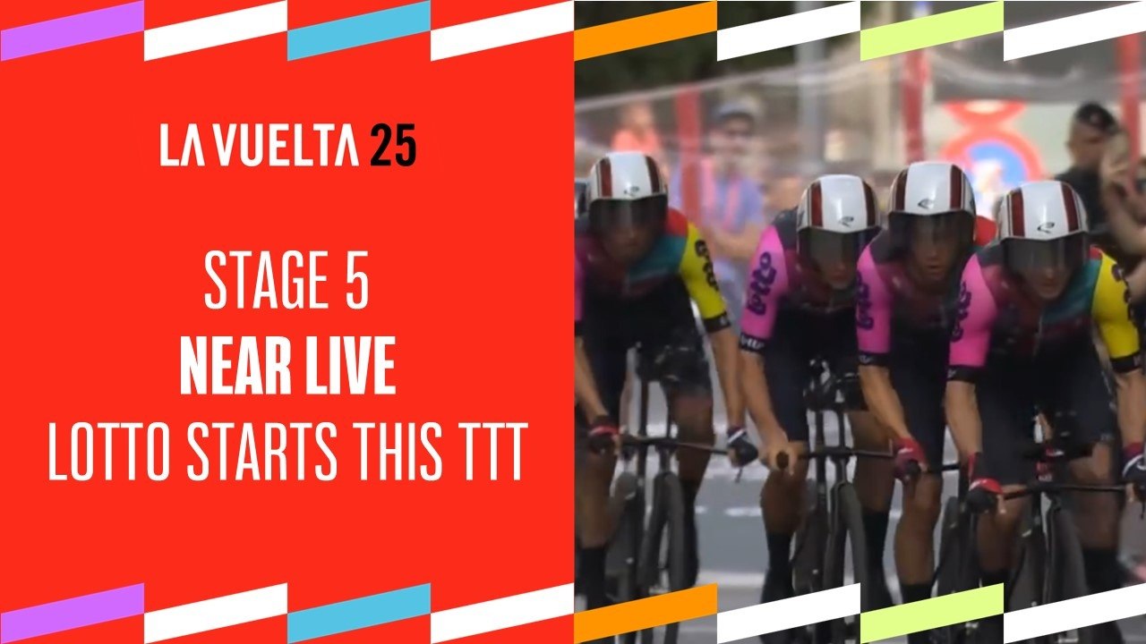 Lotto is starting this TTT - Stage 5 - La Vuelta 2025