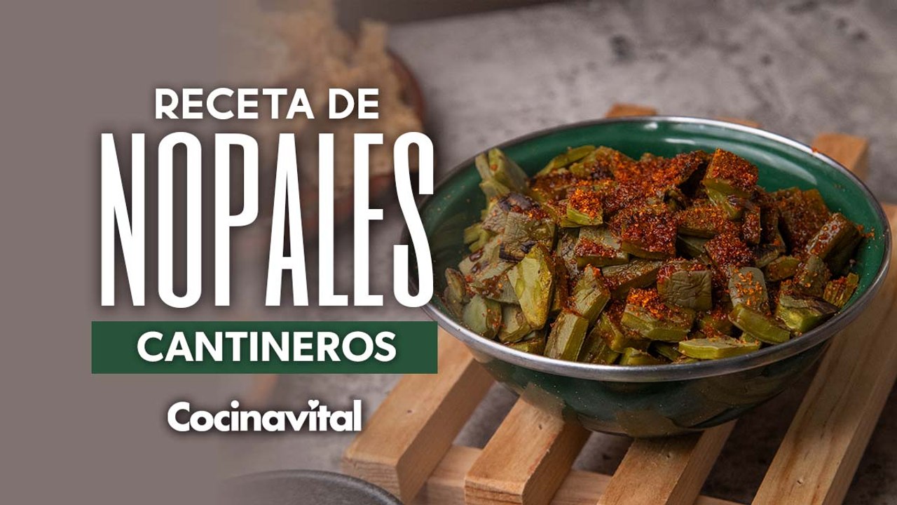 Receta de nopales cantineros ¡Con 5 ingredientes!