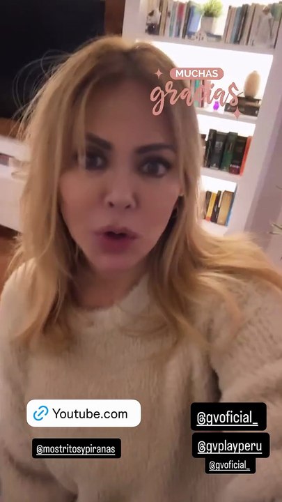 Gisela Valcárcel reaparece en redes