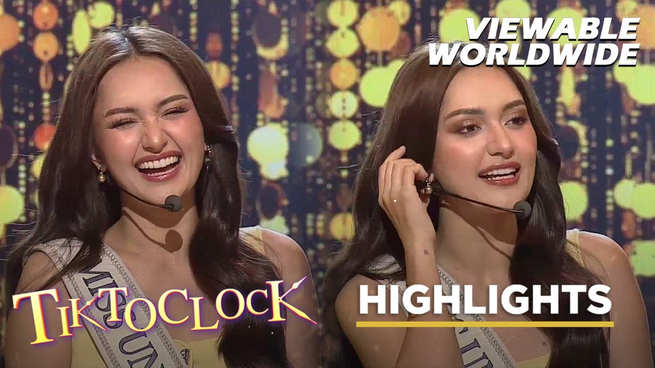 TiktoClock: Miss Universe Philippines 2025 Ahtisa Manalo, nais ang ICONIC ear cuff ni Catriona Gray!