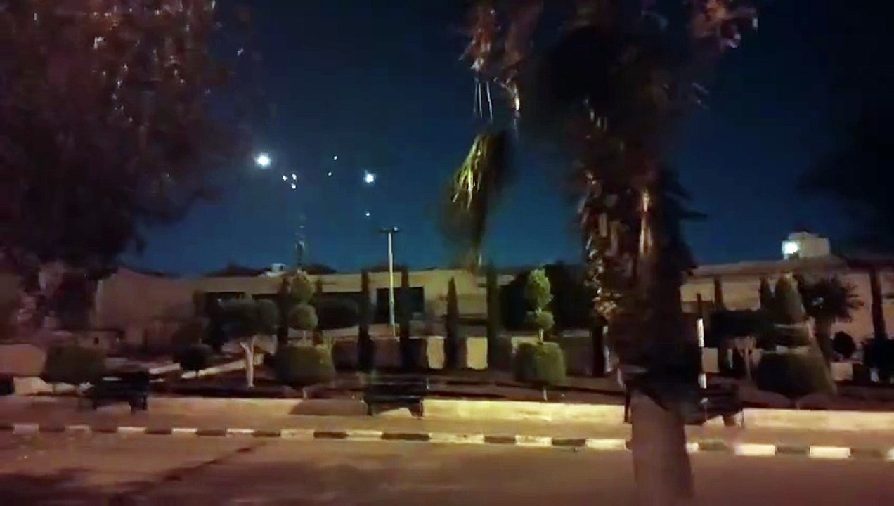 مشاهدة صواريخ في سماء الأردن