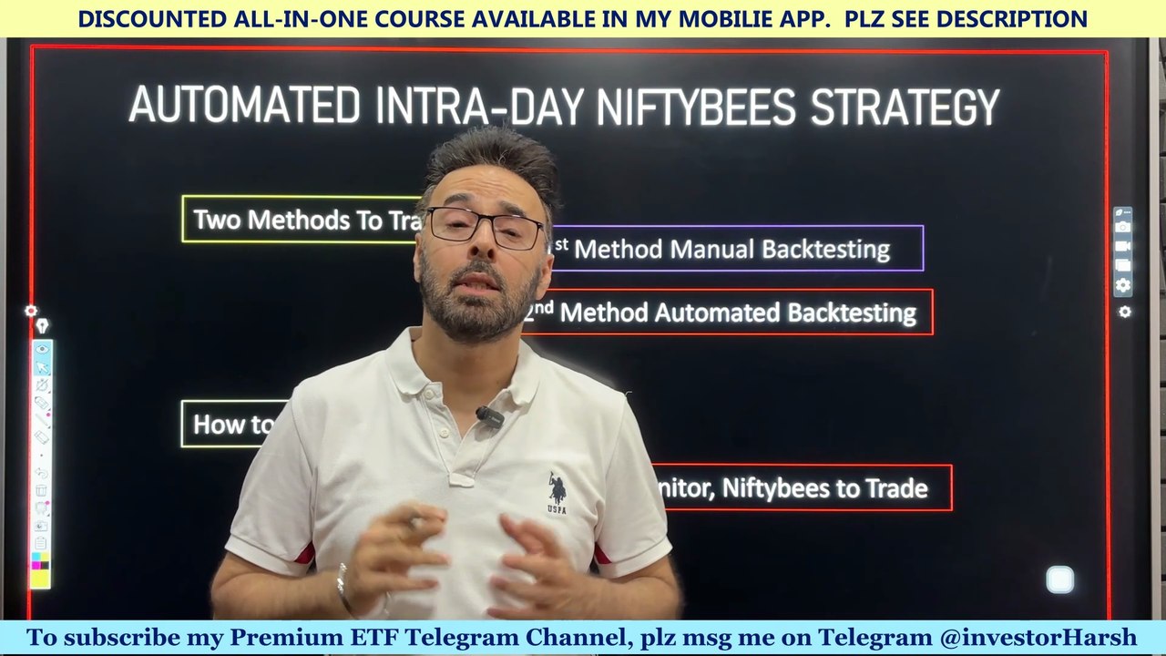 New Updates for High Returns RSI based Niftybees ETF Intraday Trading Strategy with Backtesting....