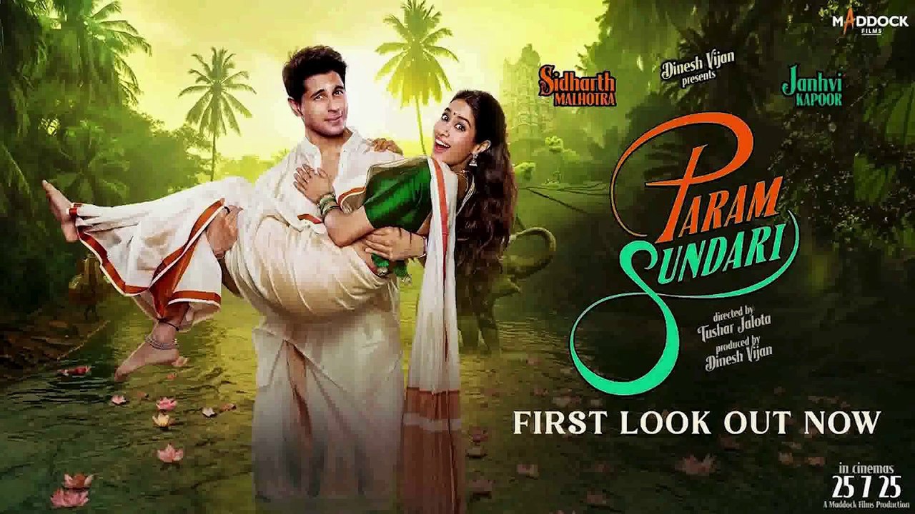 Param Sundari Trailer Review  Janhvi & Sidharth’s Rom-Com Magic 2025