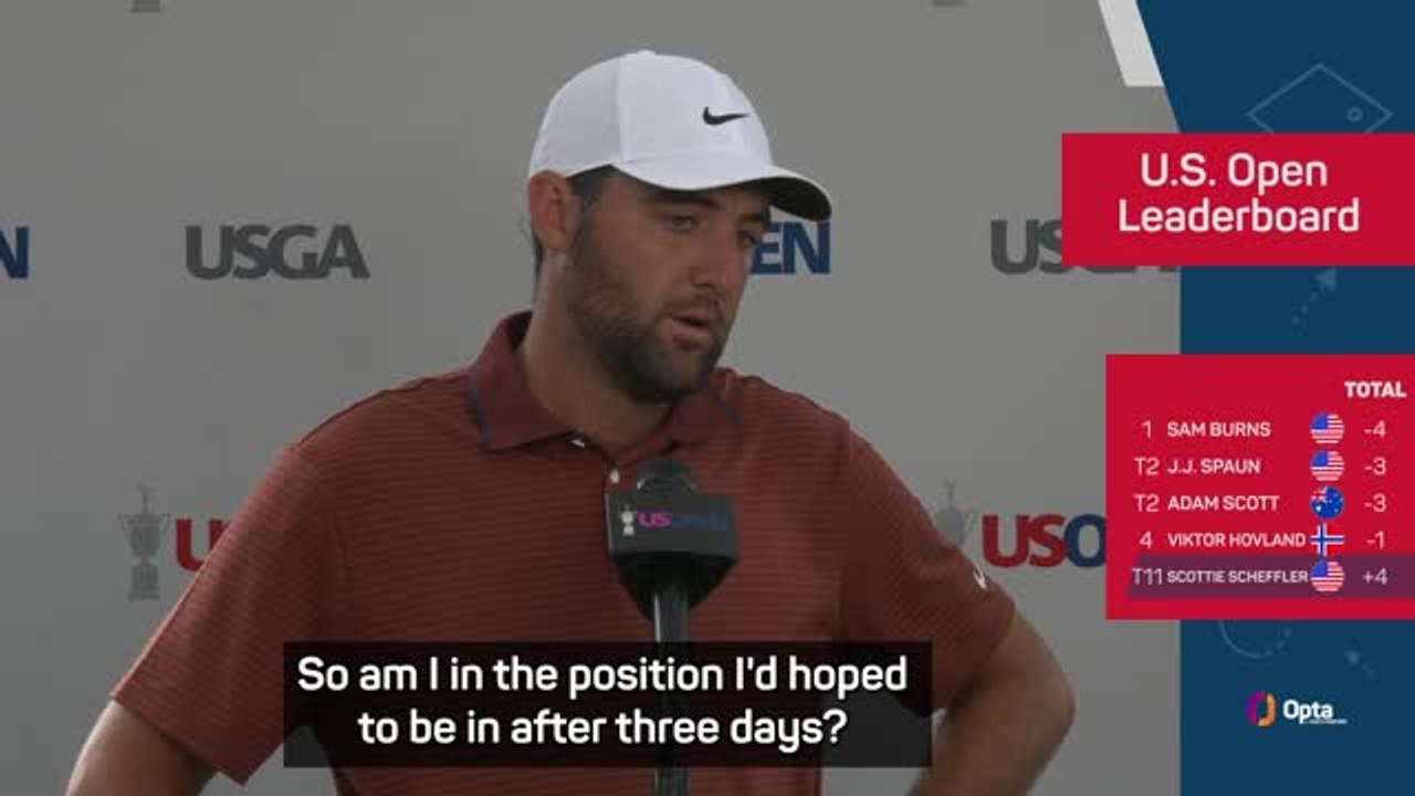 'Anything can happen' - Scheffler still feels he can win U.S. Open