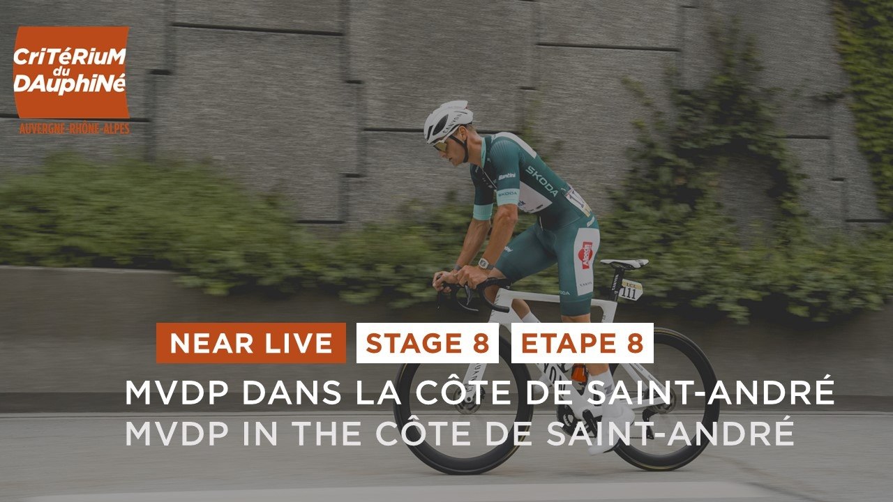 MVDP in the Côte de Saint-André - Stage 8 - Critérium du Dauphiné 2025