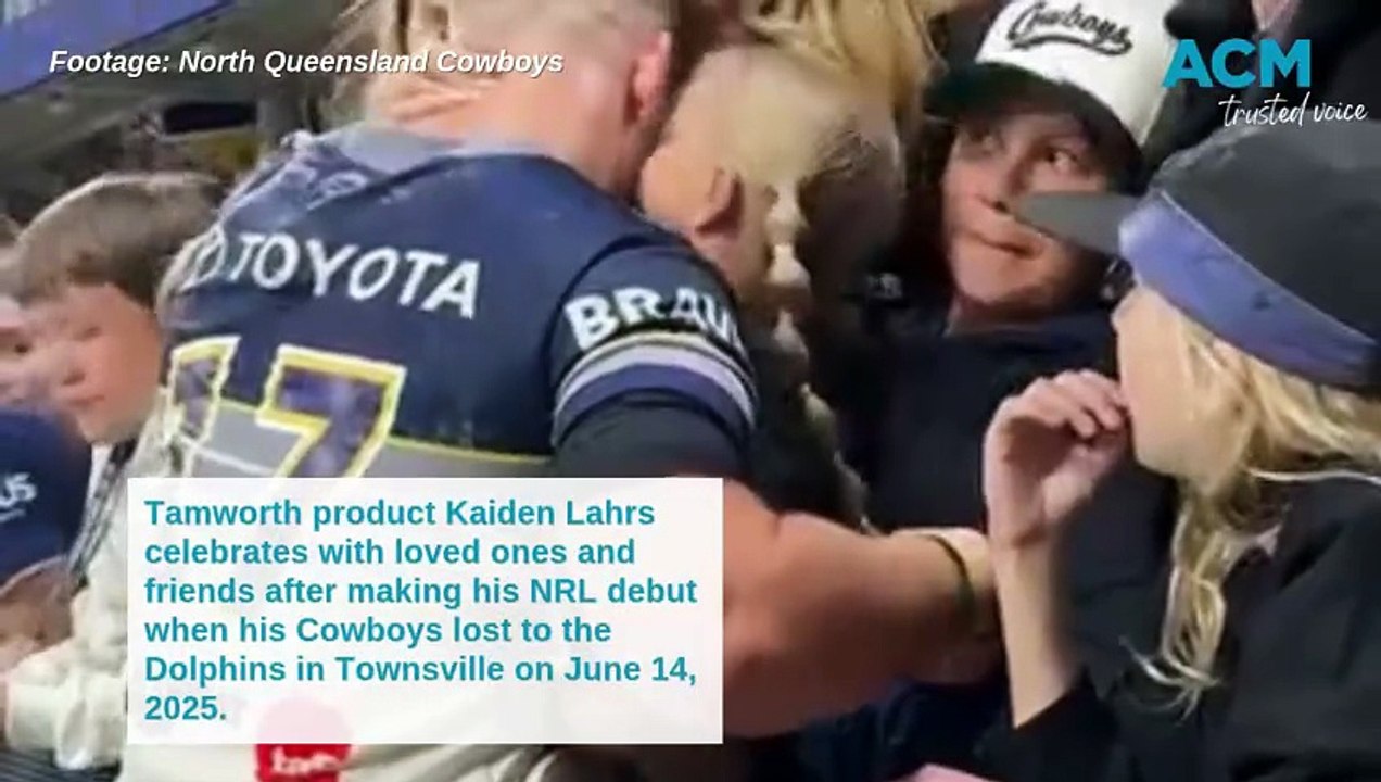 High emotion after Lahrs' NRL debut