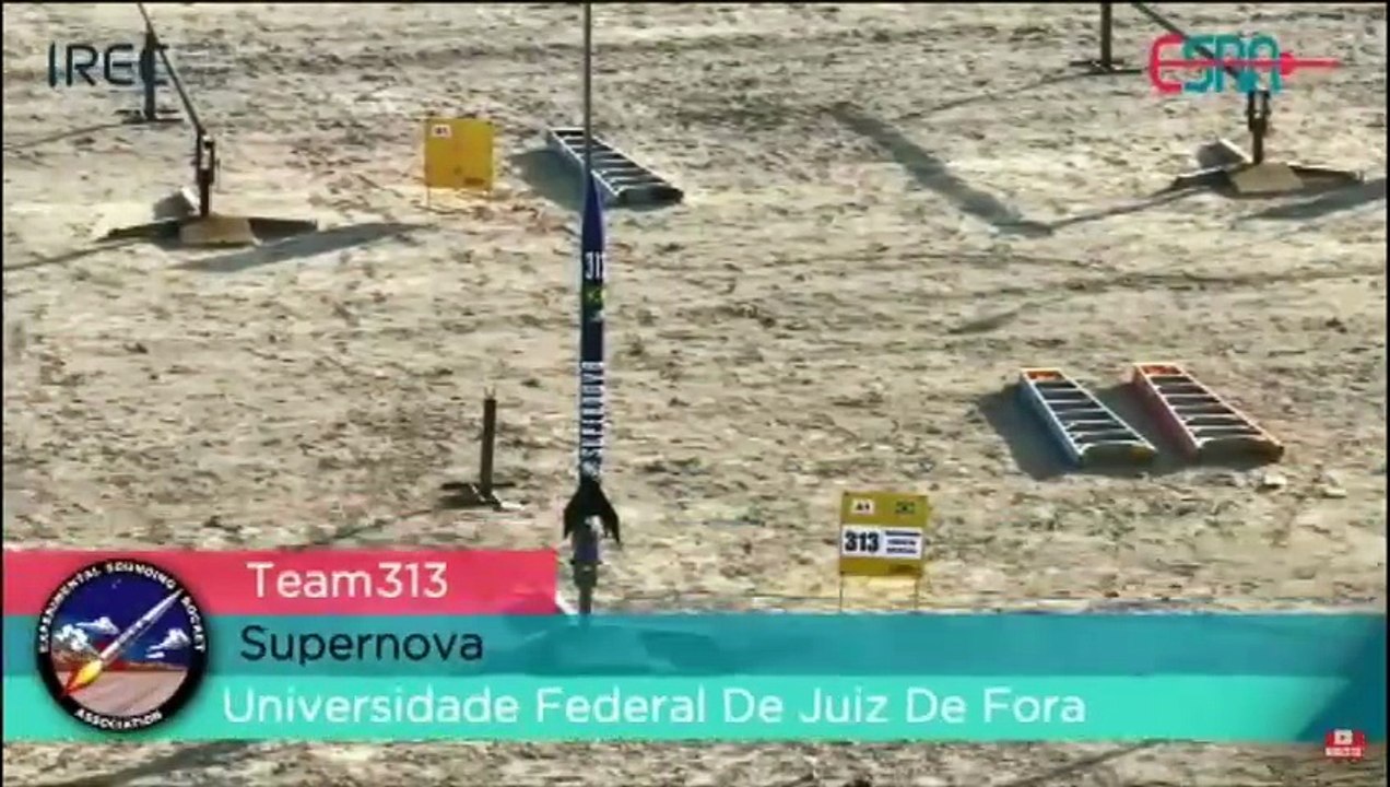 Foguete desenvolvido por alunos de universidade mineira é lançado nos EUA