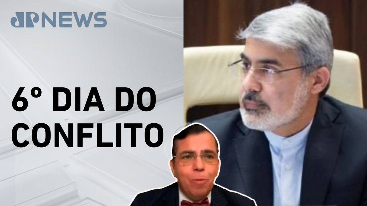 Embaixador do Irã promete resposta “sem moderação” aos ataques de Israel; Marcus Vinícius comenta