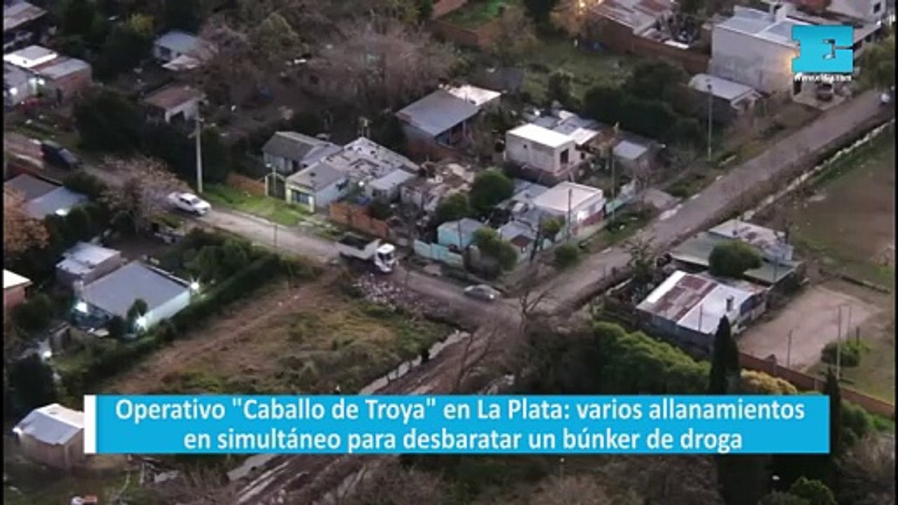 Operativo "Caballo de Troya" en La Plata: varios allanamientos en simultáneo para desbaratar un búnker de droga