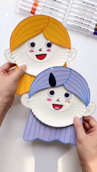 Paper Plate Face Craft