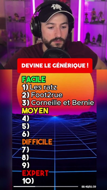DEVINE LE GENERIQUE !