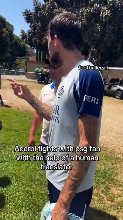 «Я надеру тебе задницу » Защитник «Интера» Ачерби вступил в конфликт с фанатом «ПСЖ» в США - Чемпионат
