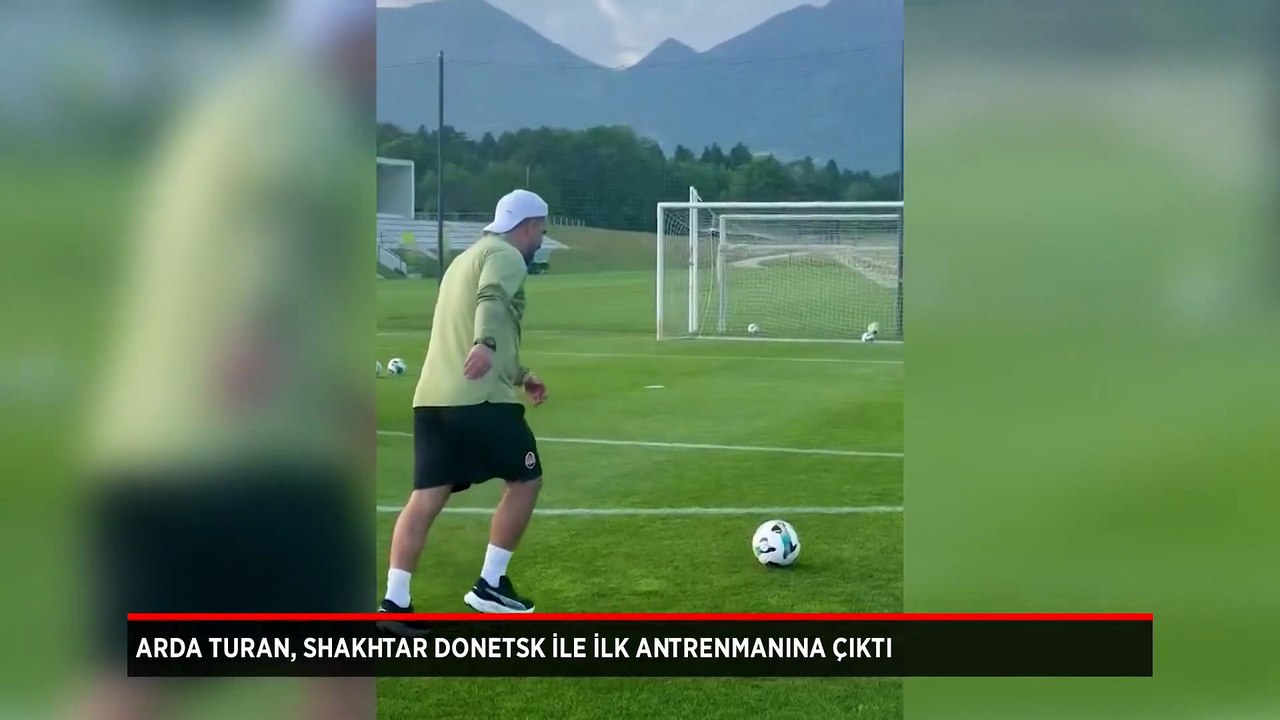 Arda Turan, Shakhtar Donetsk ile ilk antrenmanına çıktı