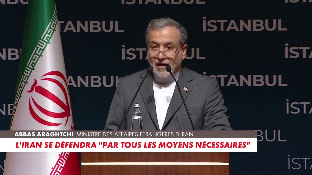 Le ministre des Affaires étrangères iranien Abbas Araghchi réagit aux frappes américaines en Iran