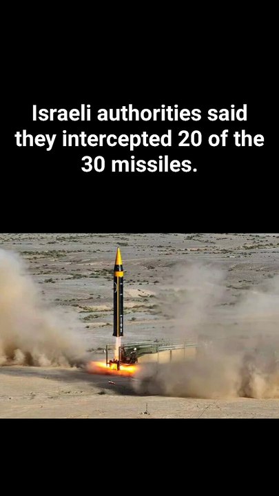 Iranian blastic missile Khyber 2 hit israel