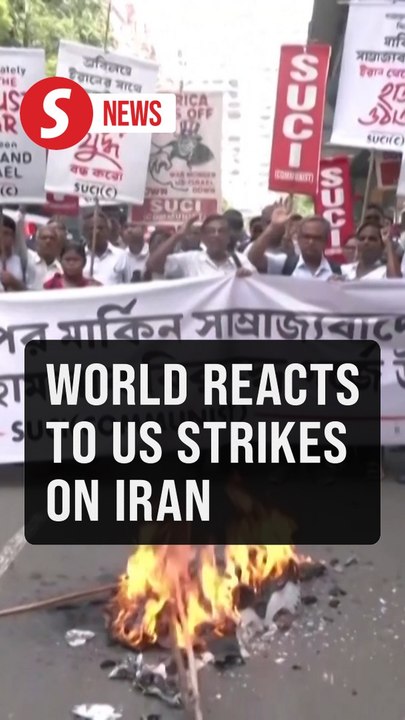 How the world reacts to US strikes on Iran