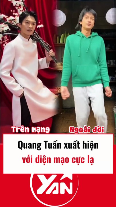 Quang Tuấn xuất hiện với diện mạo cực lạ