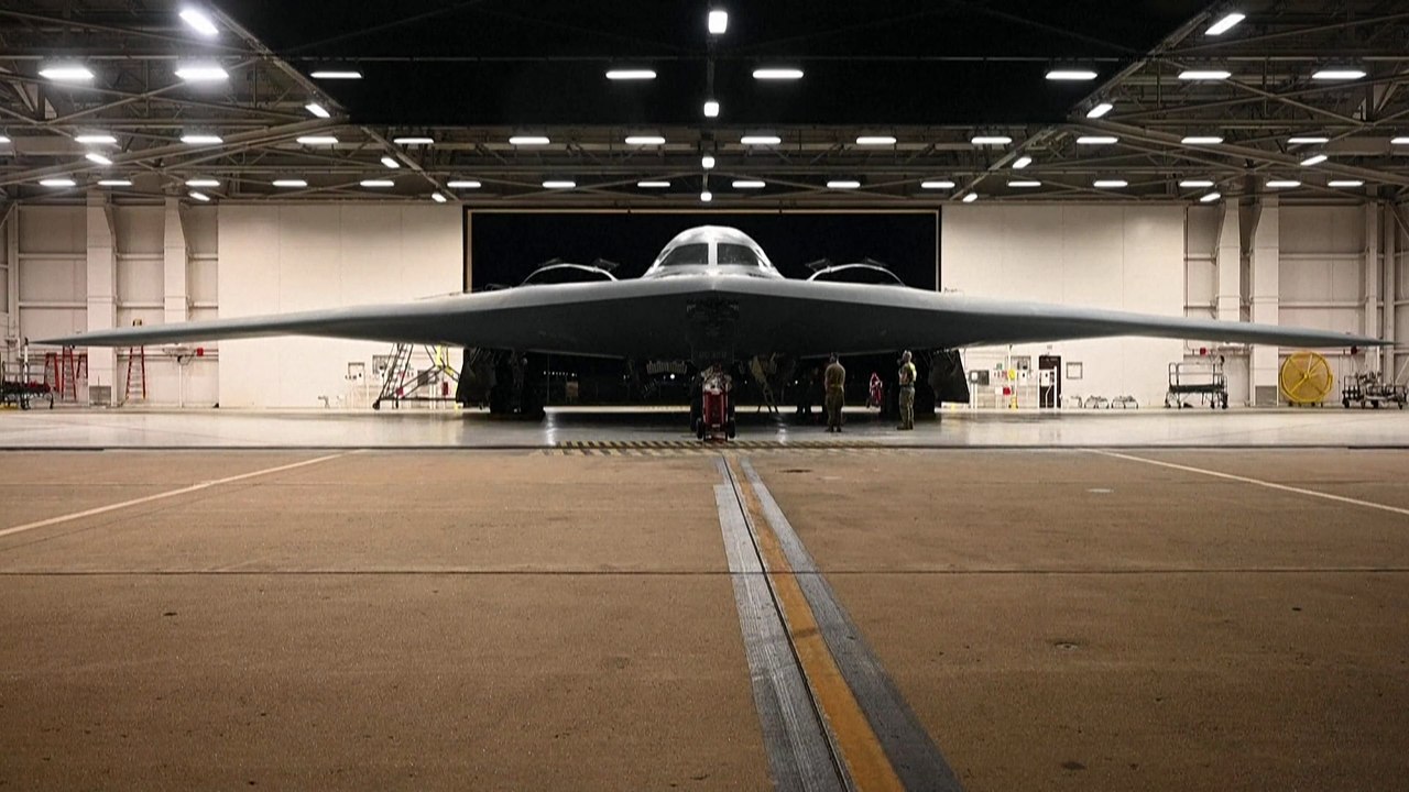 US' B-2 Stealth Bomber aircraft