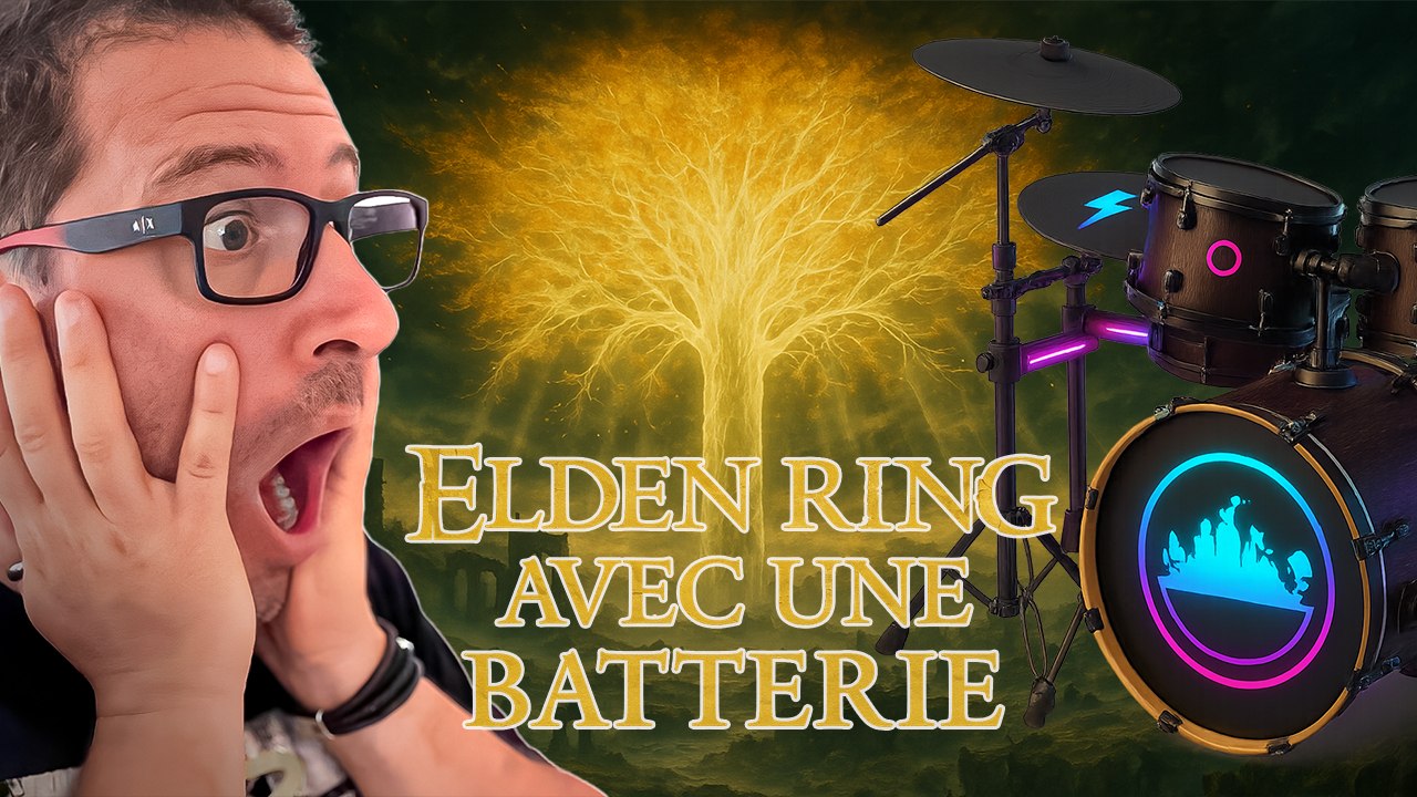 Comment je joue à Elden Ring avec une BATTERIE 🥁