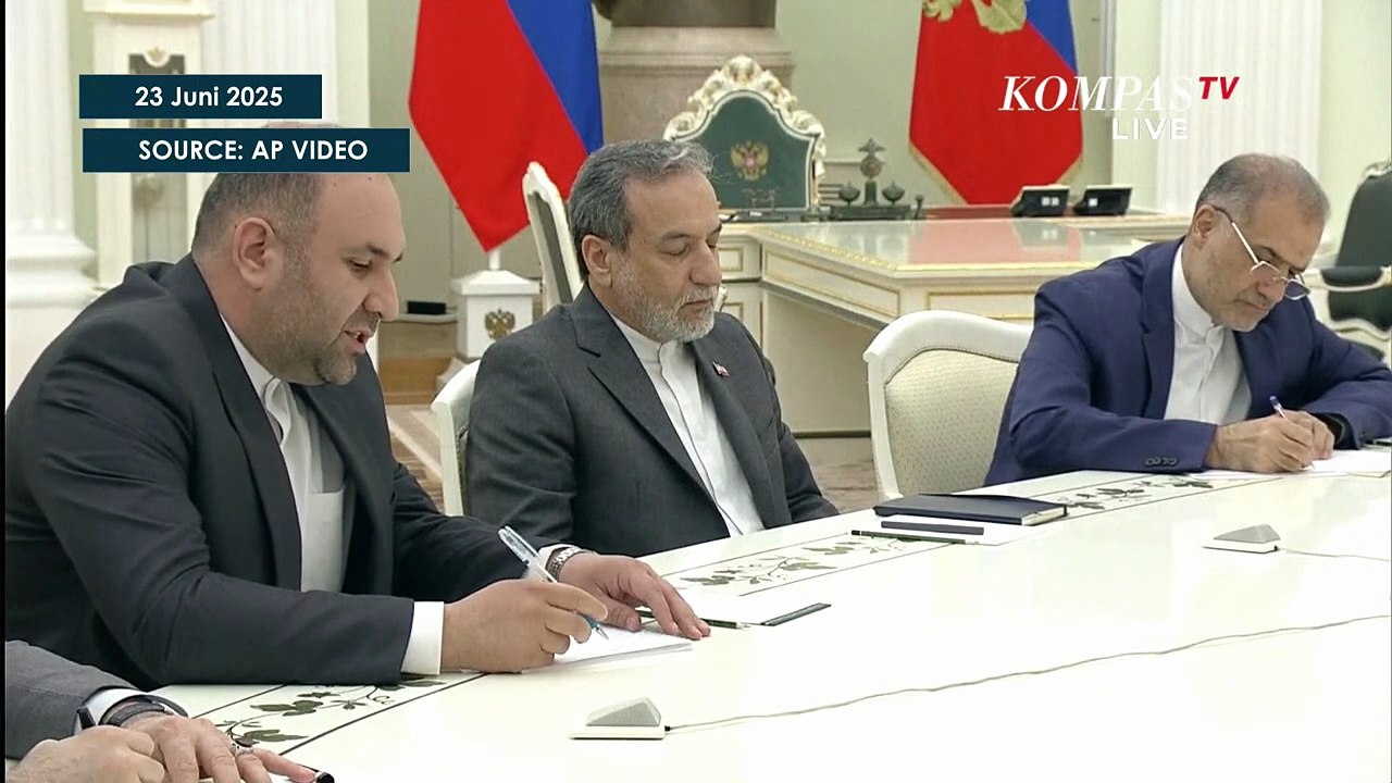 [FULL] Isi Pertemuan Menlu Iran dengan Presiden Rusia, Putin Kecam Serangan AS