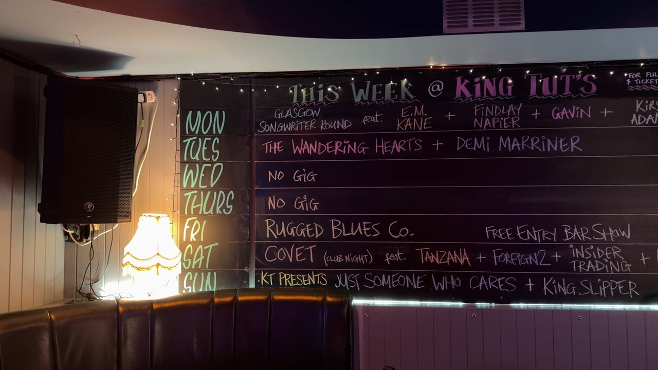 Playing Glastonbury and the importance of supporting creative young people in Glasgow with E.M. Kane at King Tut’s