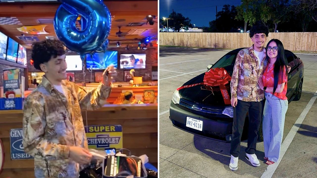 Single Mom Who Drove Son To School Every Day Cries When She Surprises Him With First-Ever Car | Happily TV