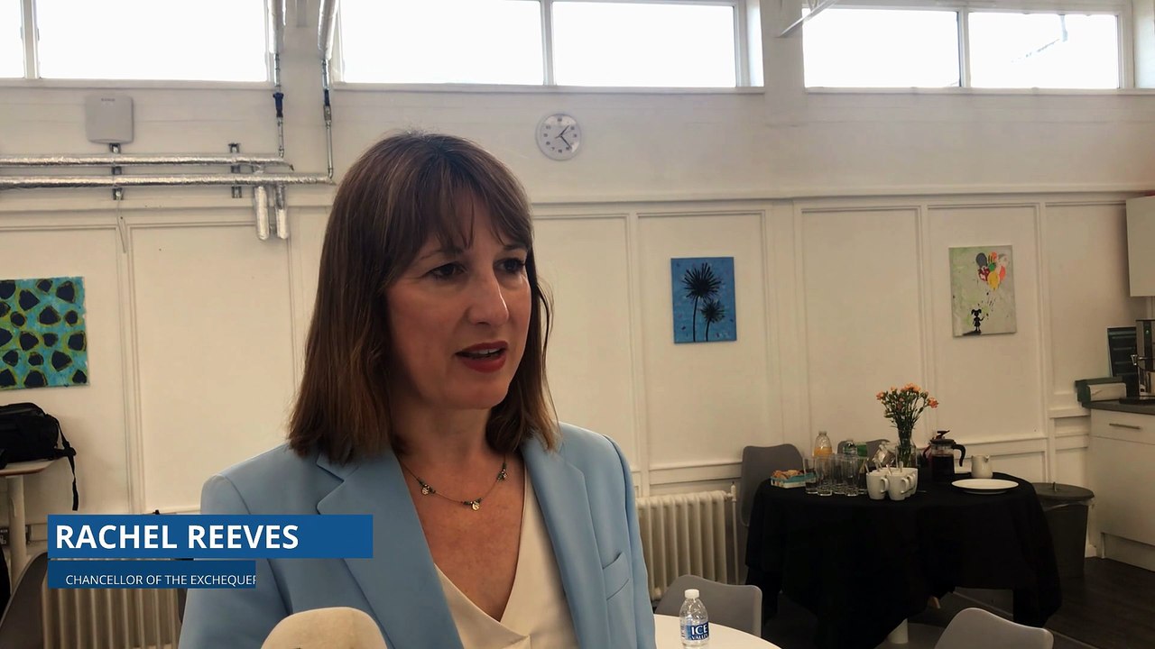 Chancellor Rachel Reeves visiting Elaine Primary School