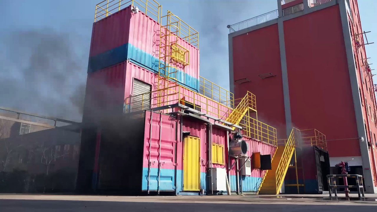 Unitree B2, robot bombero