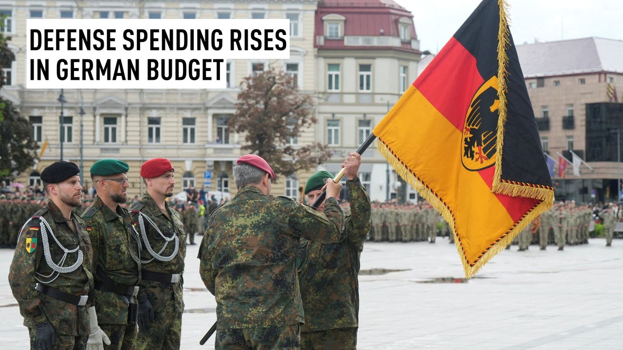 Defense spending rises in German budget