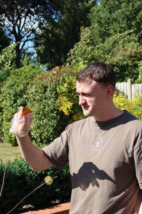 Liam Keen takes the one-chip challenge after losing Wolves podcast bet