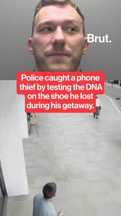 Police caught thief by testing the DNA on his lost shoe.
